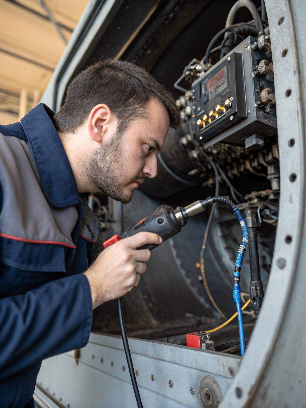 Ispezione video interna di condotti aria HVAC con strumentazione professionale